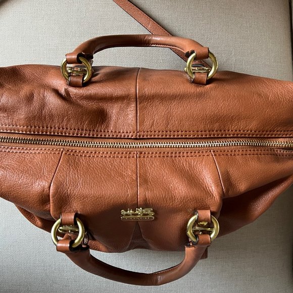 Coach Light Brown Top Handle Bag - Picture 3 of 8